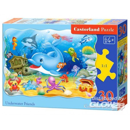 Puzzle Underwater Friends, Puzzle 30 pièces