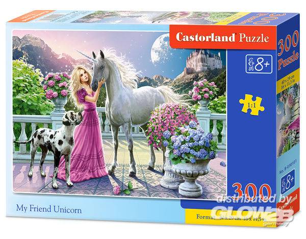  Castorland My Friend Unicorn, puzzle 300 pièces - - Puzzle