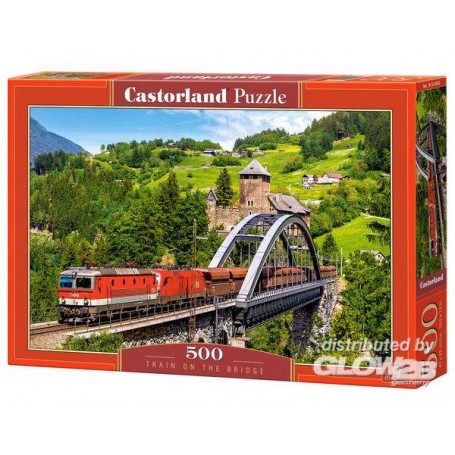 Puzzle Train sur le pont, puzzle 500 pièces