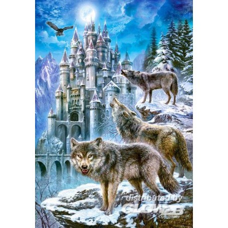 Puzzle Wolves and Castle, Puzzle 1500 pièces