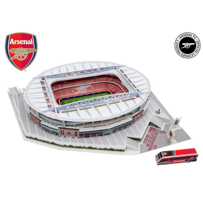 Maquette architecture Nanostad Emirates - Arsenal 108 pièces avec  1001puzzles (Réf.-3735)