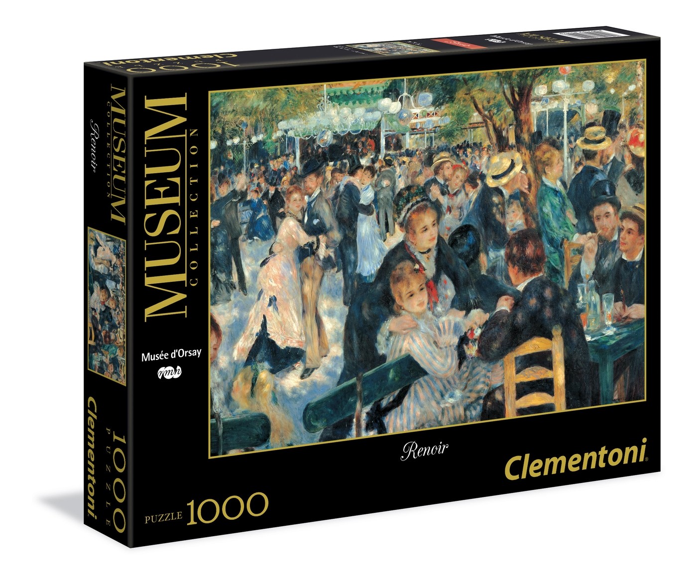  Clementoni Renoir: Bal du moulin de la Galette Puzzle 1000 pièces - 