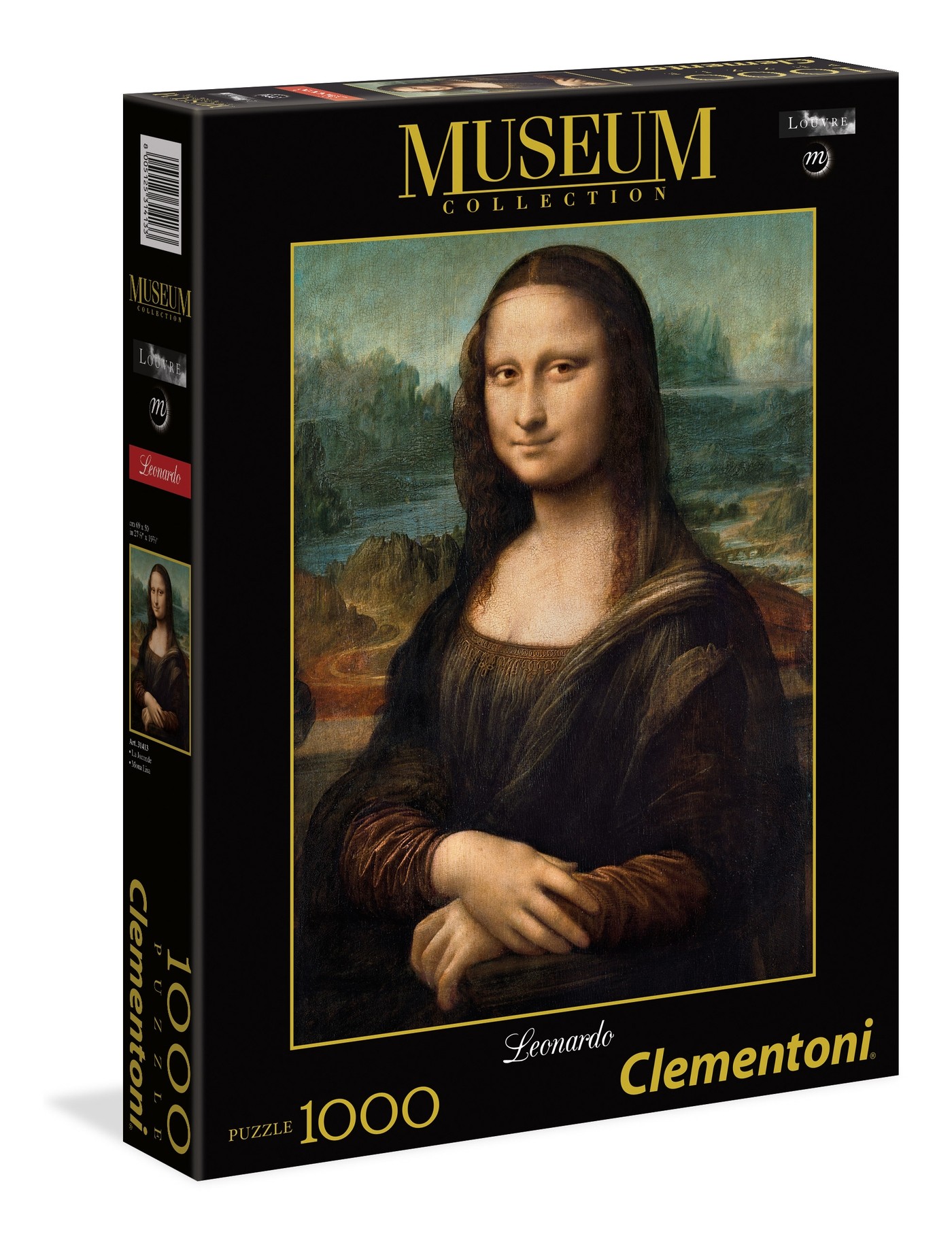  Clementoni Leonard de Vinci : La Joconde Puzzle 1000 pièces - - Puzz
