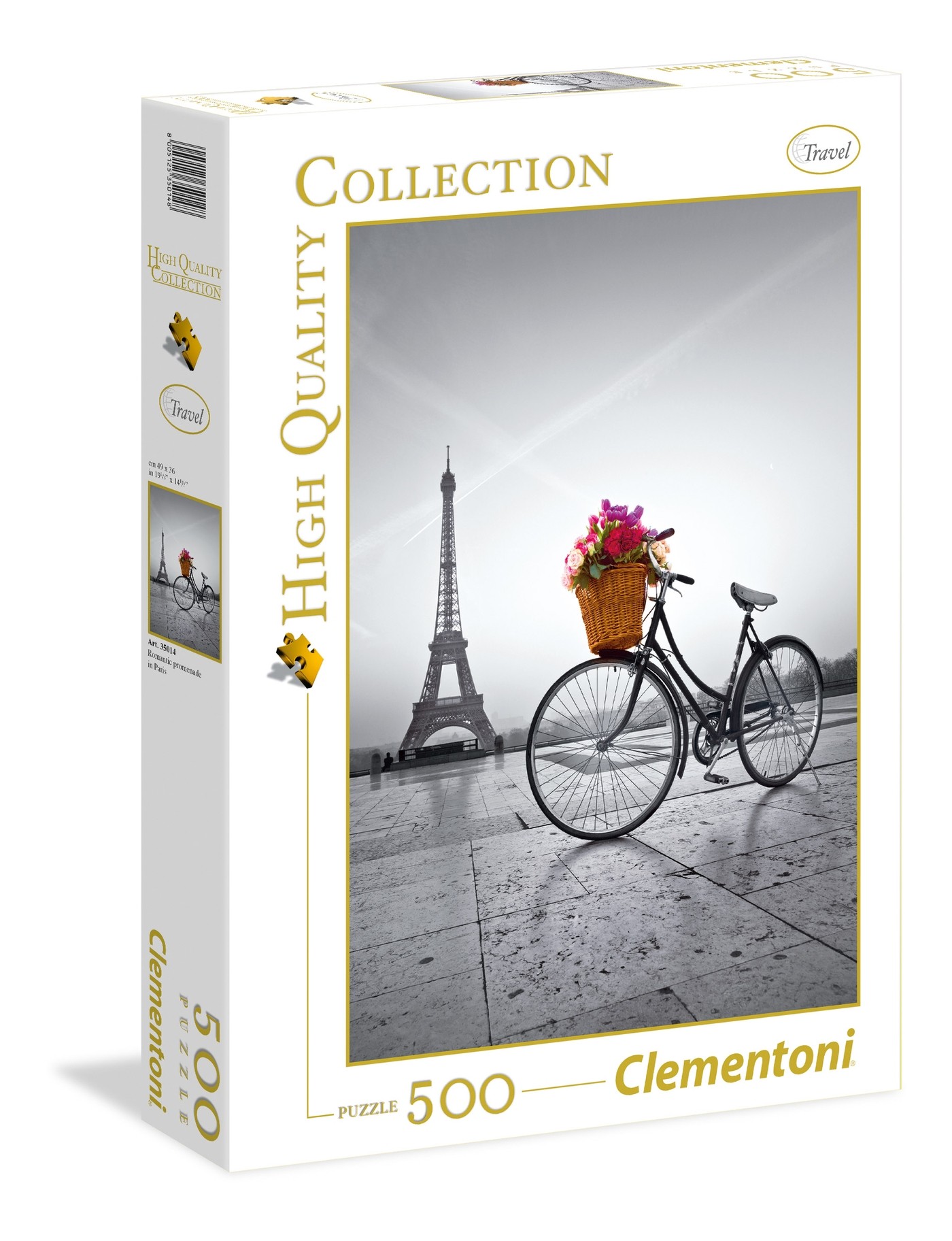  Clementoni Promenade romantique à Paris Puzzle 500 pièces - - Puzzle