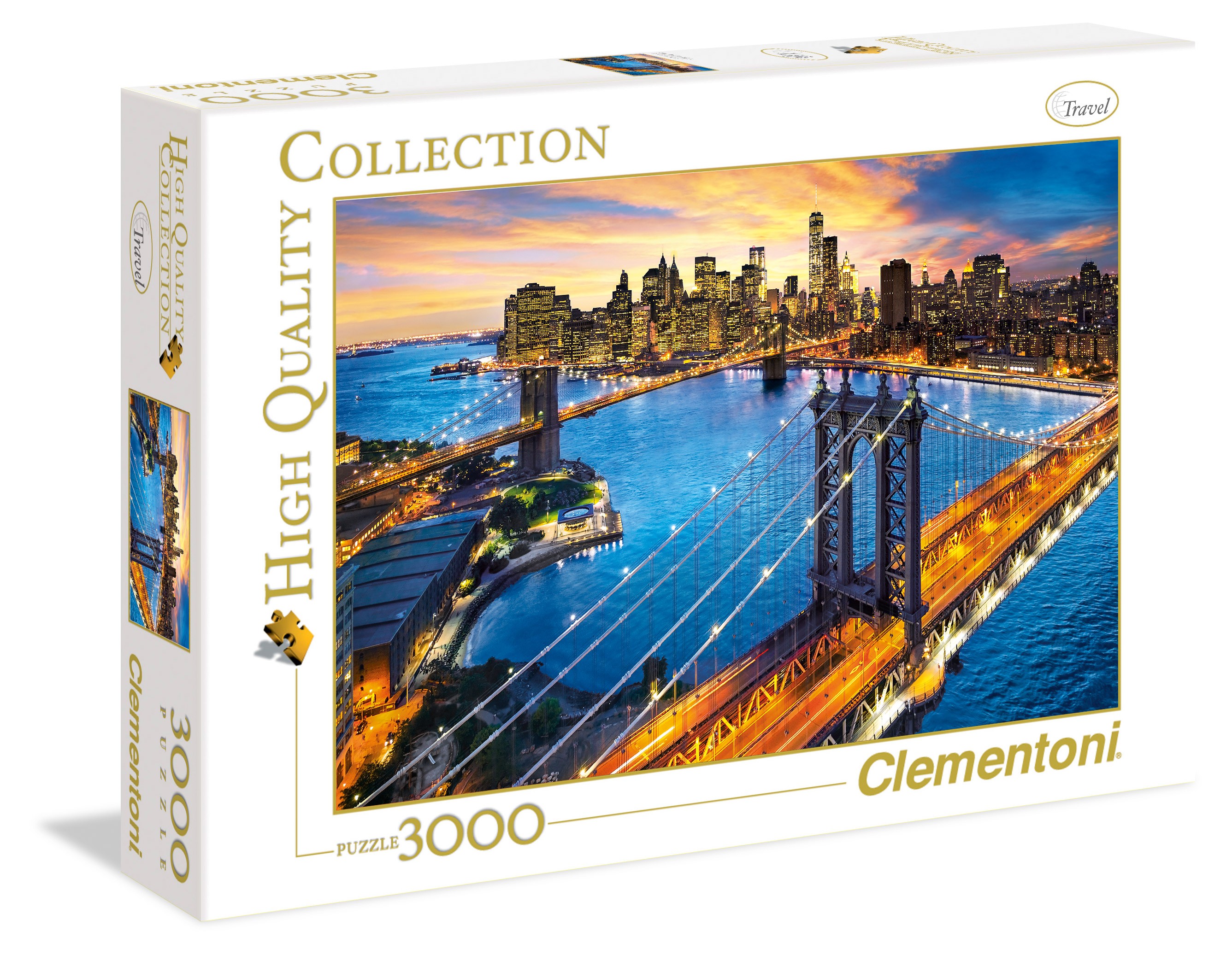  Clementoni New York Puzzle 3000 pièces - - Puzzle