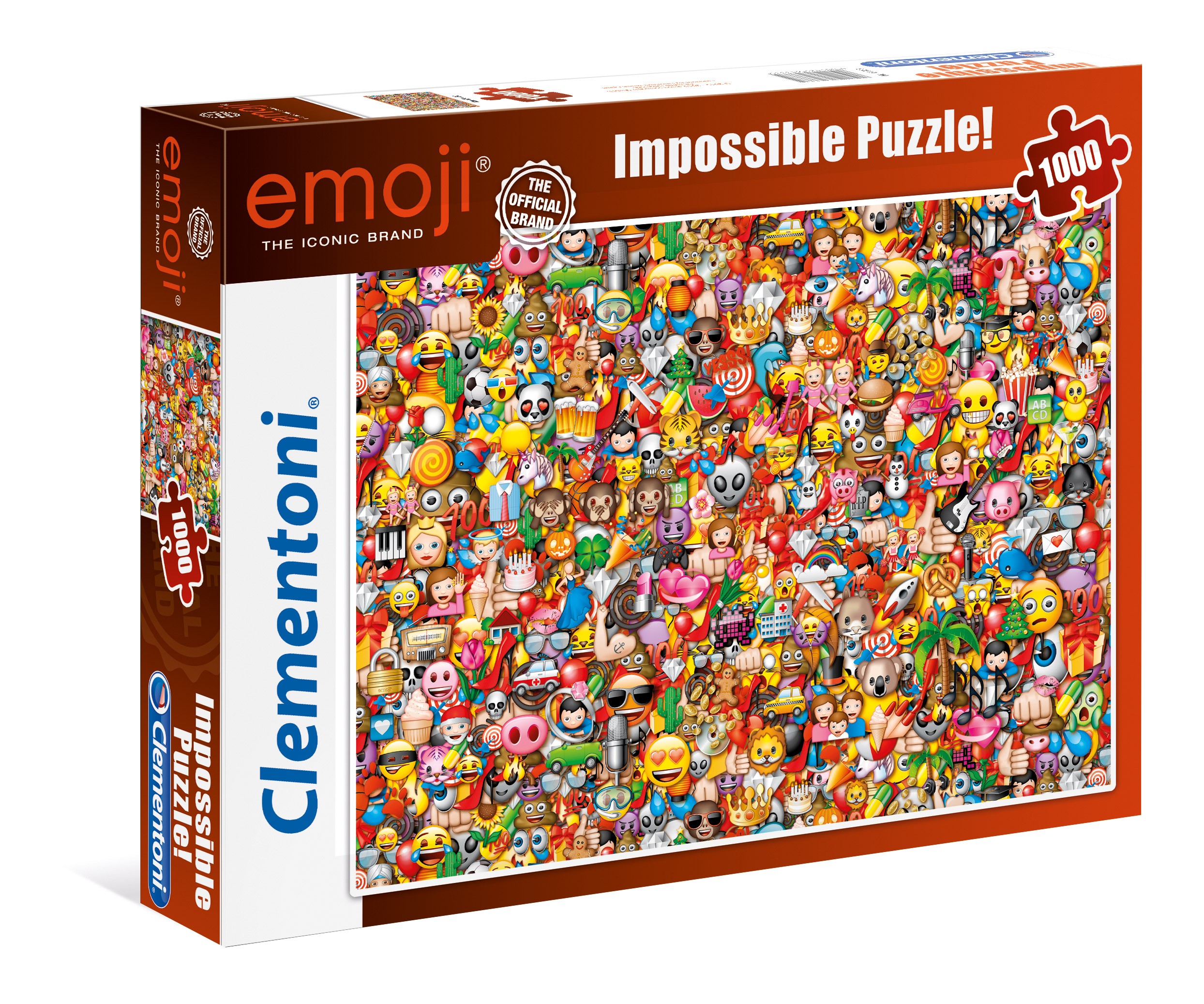  Clementoni Emoji Puzzle 1000 pièces - - Puzzle