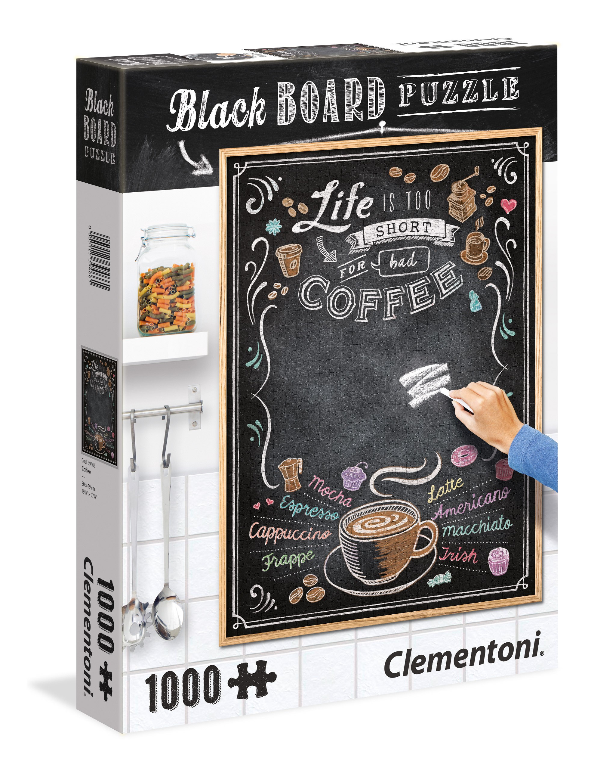  Clementoni Café (Ax2) Puzzle 1000 pièces - - Puzzle
