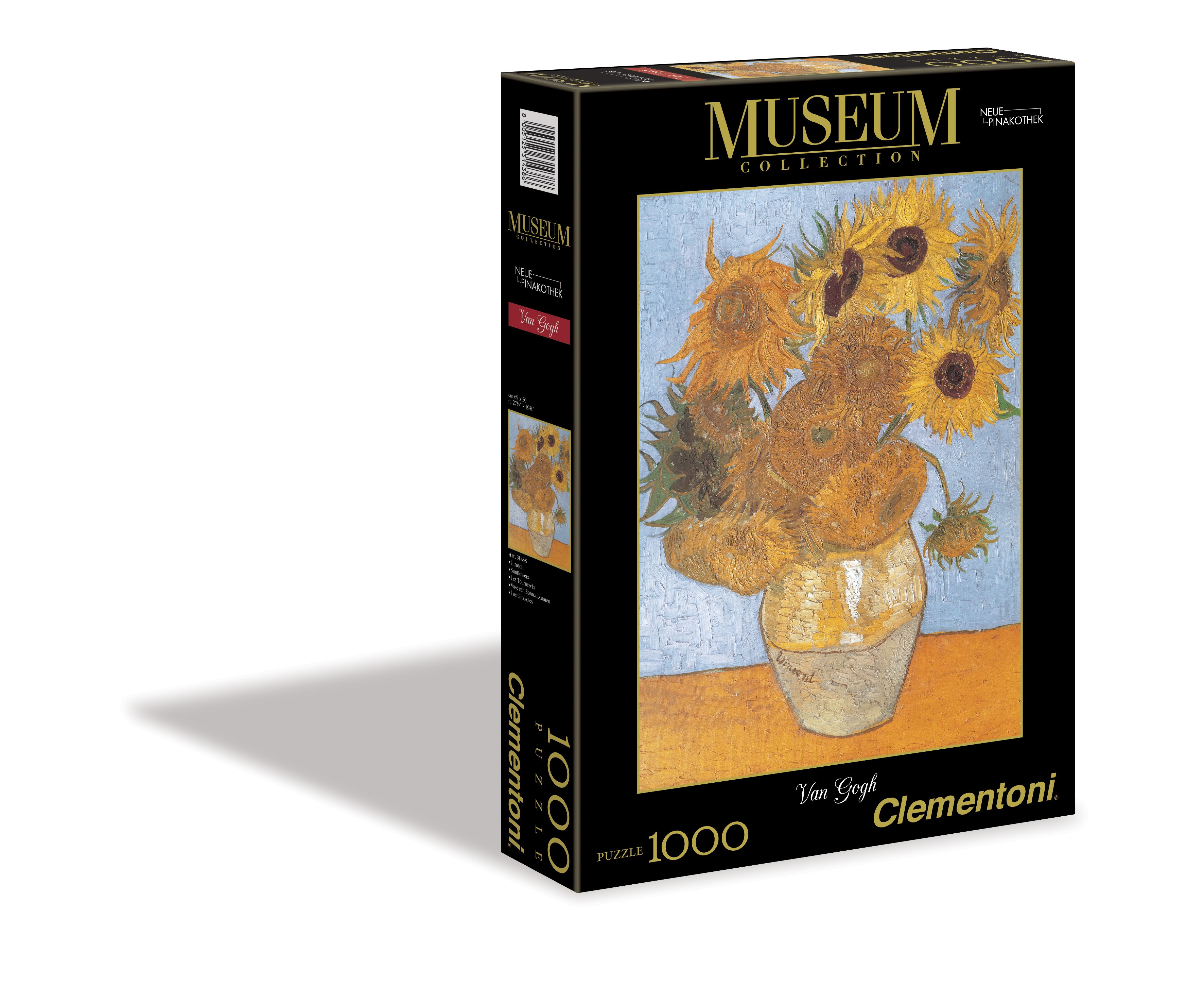  Clementoni Van Gogh: les Tournesols Puzzle 1000 pièces - - Puzzle