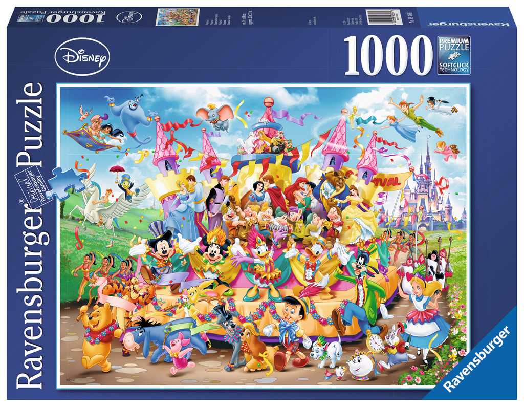  Ravensburger Carnaval Disney Puzzle 1000 pièces - - Puzzle