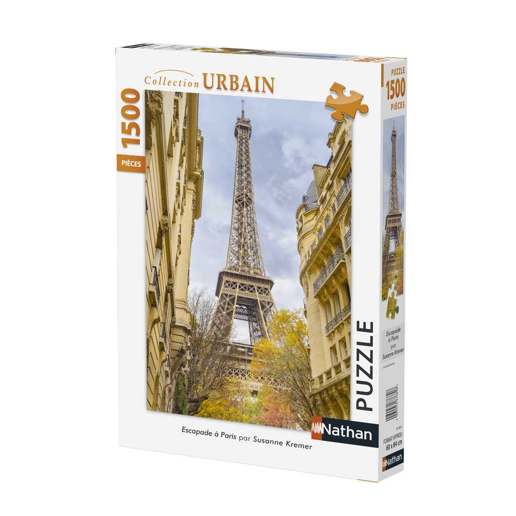  Nathan Puzzle Escapade à Paris - - Puzzle