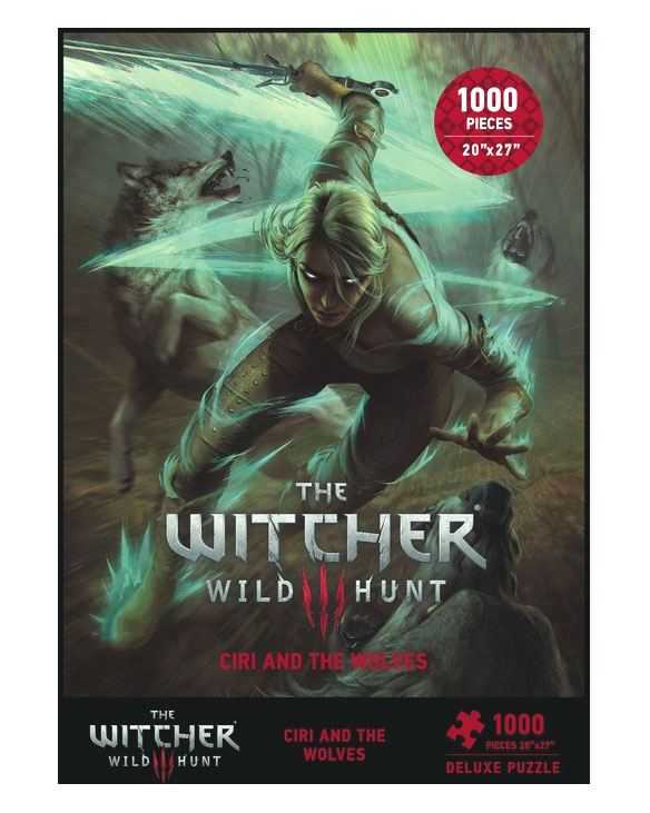  Dark Horse Witcher 3 Wild Hunt Puzzle Ciri and the Wolves - - Puzzle