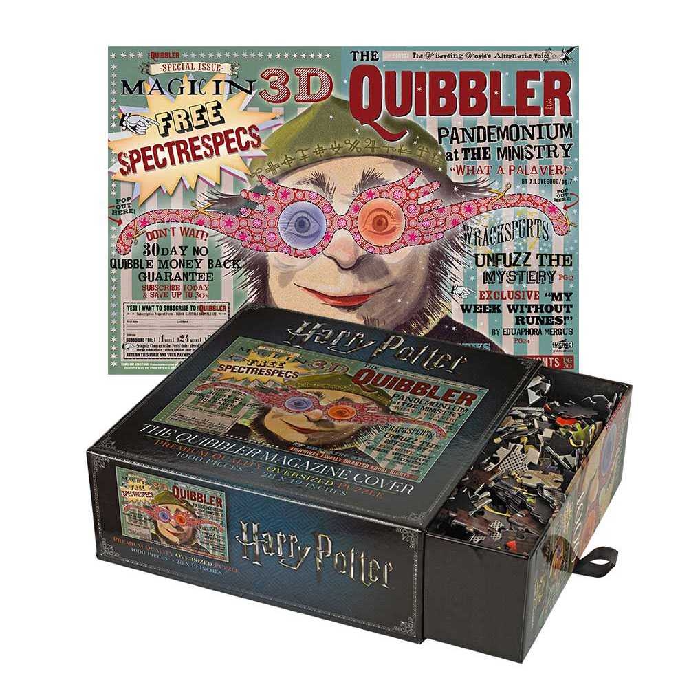  Noble Collection Harry Potter Puzzle The Quibbler Magazine Cover - -