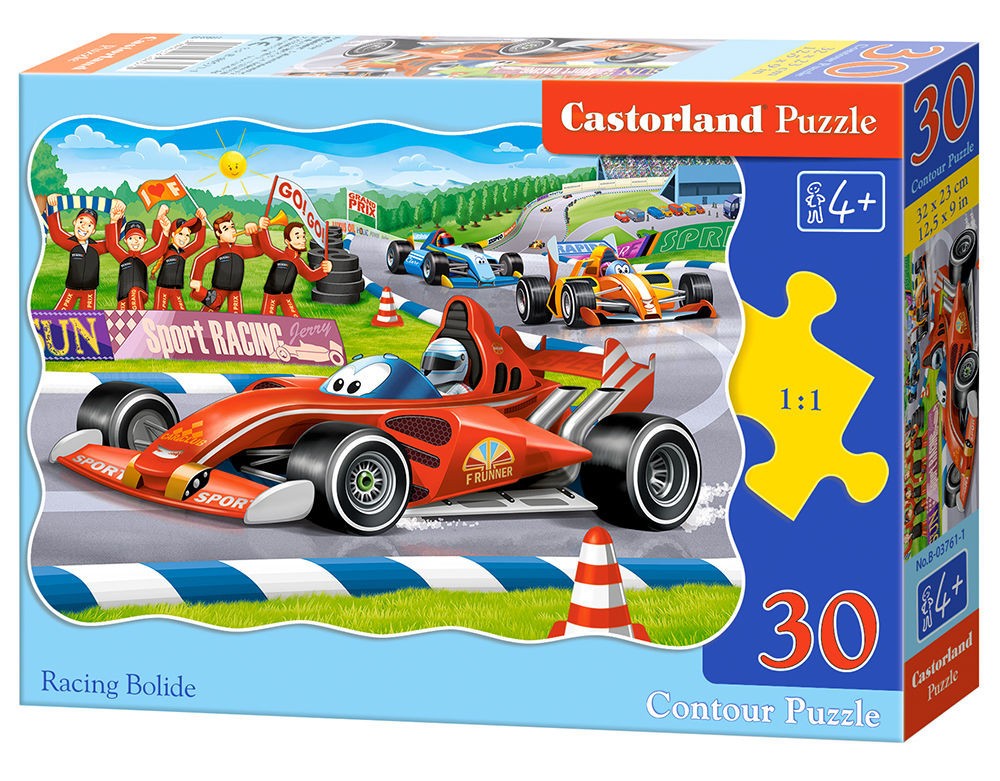  Castorland Racing Bolide, Puzzle 30 Teile - - Puzzle