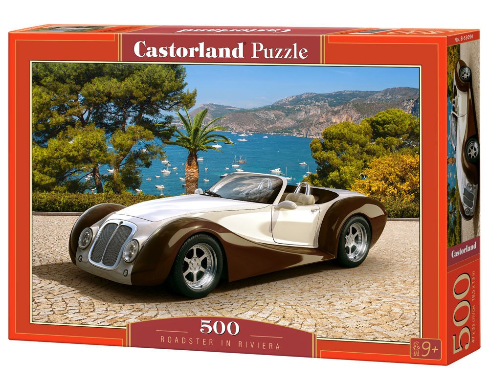  Castorland Roadster in Riviera, Puzzle 500 Teile - - Puzzle