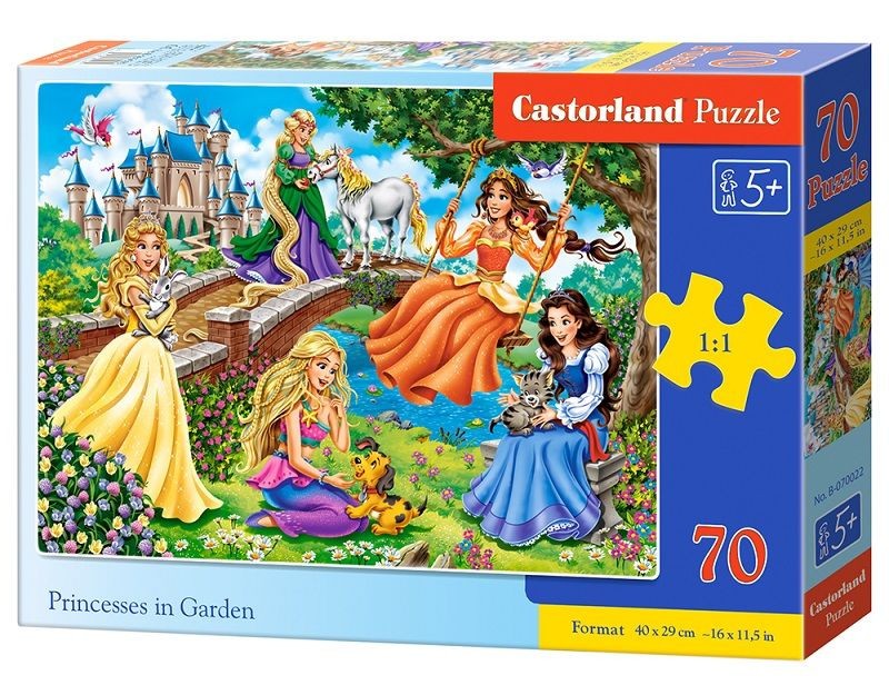  Castorland Princesses in Garden, Puzzle 70 Teile - - Puzzle