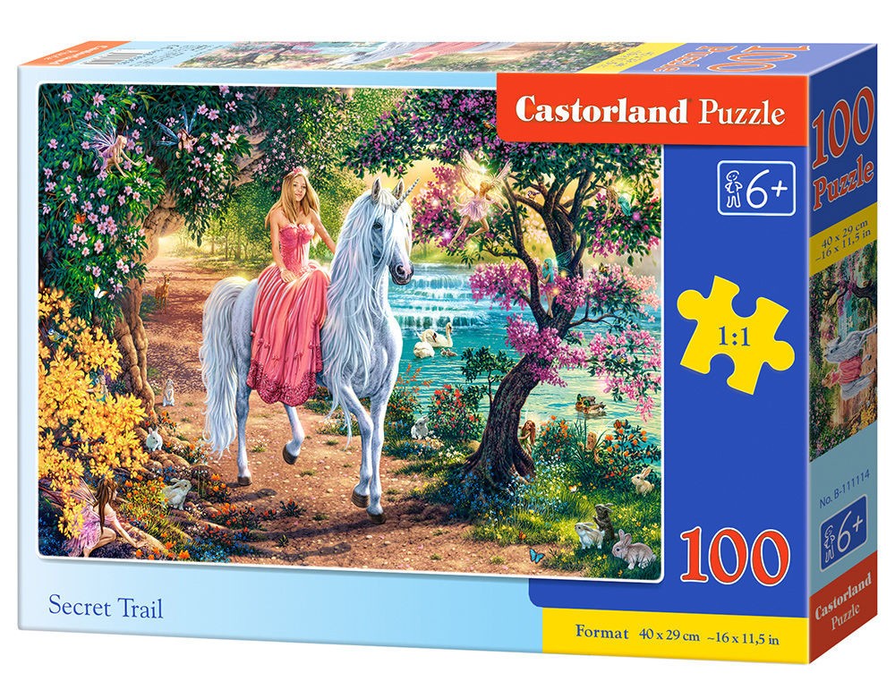  Castorland Secret Trail, Puzzle 100 Teile - - Puzzle