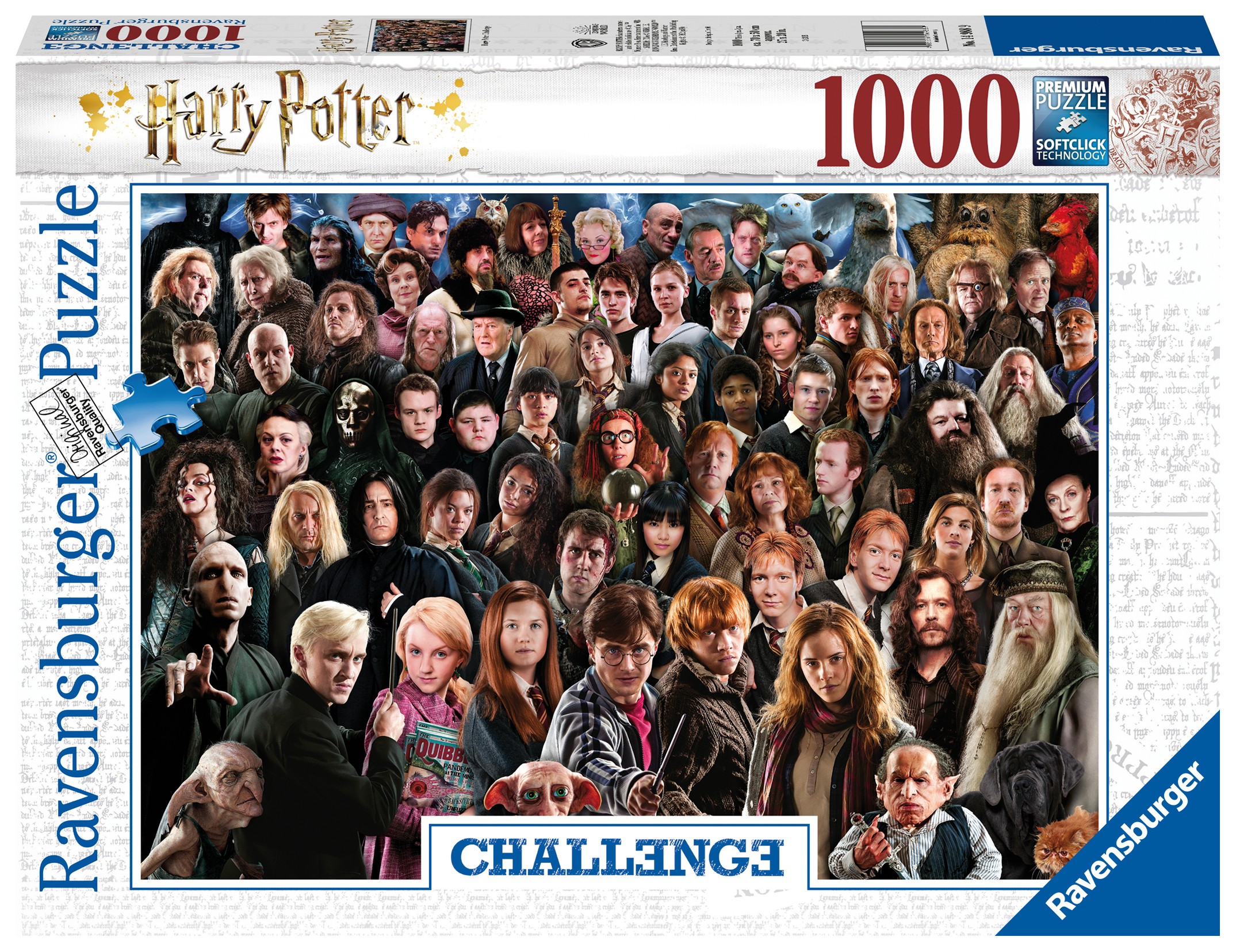  Ravensburger 1000 pièces - Harry Potter (Challenge Puzzle) - - Puzzl