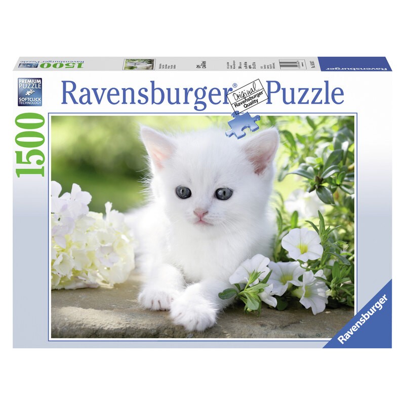Ravensburger Puzzle Chaton blanc