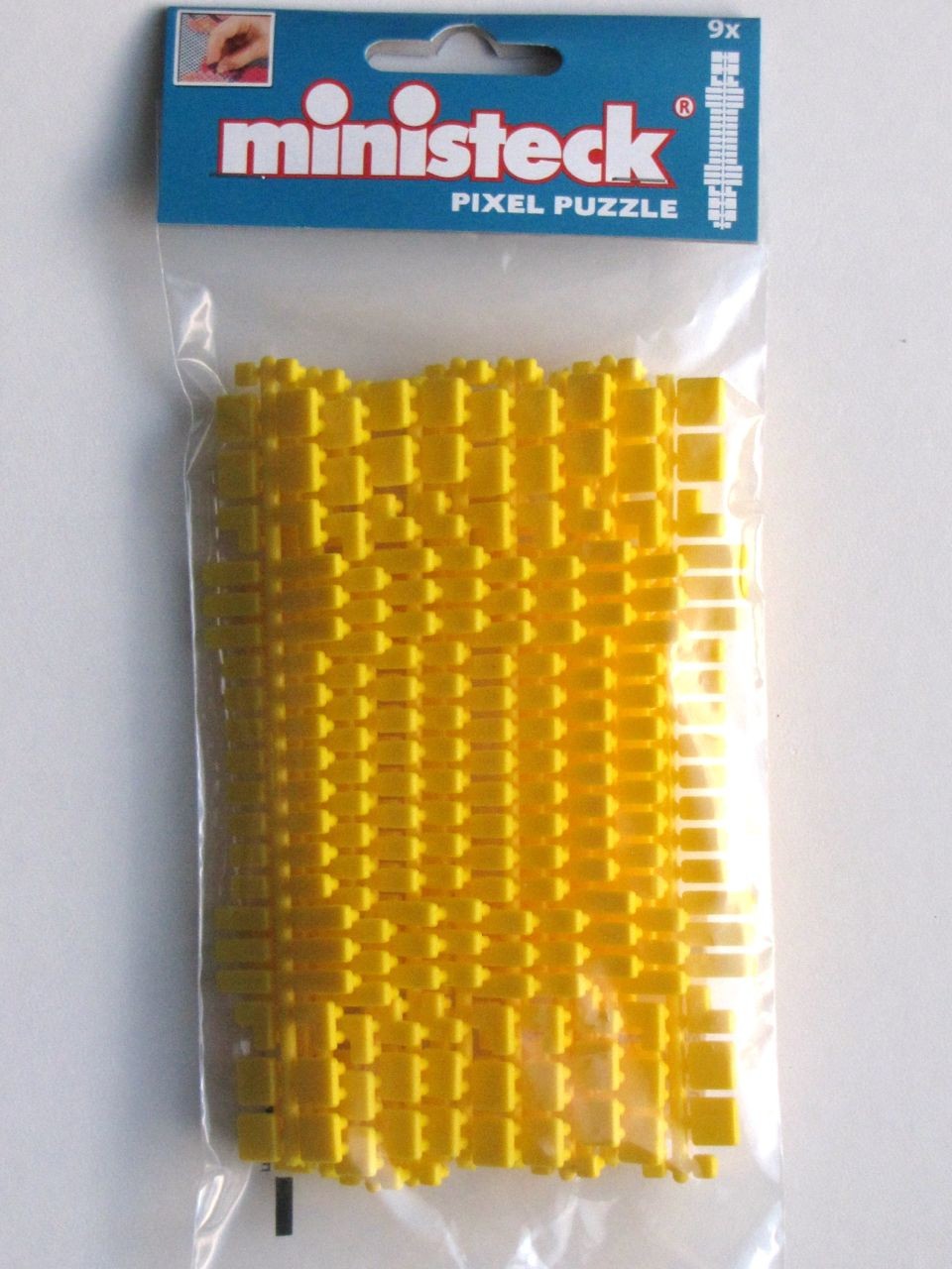  Ministeck Puzzle Ministeck: 9 kleurstrips à doosje (geel) - - Puzzle
