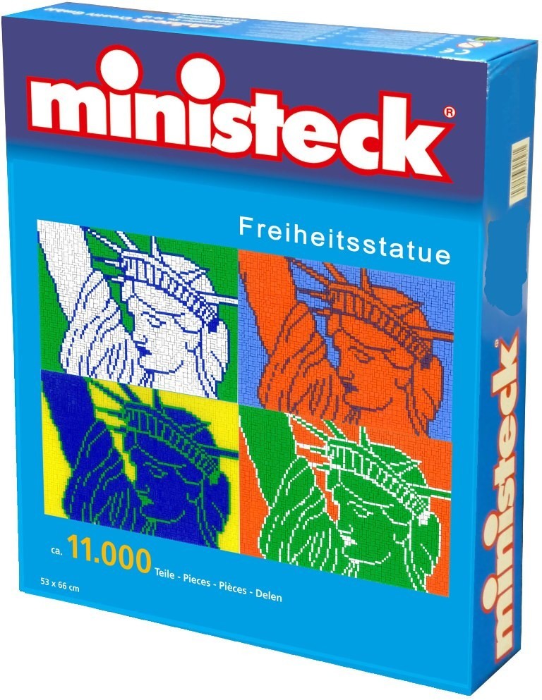  Ministeck Puzzle Ministeck: Vrijheidsbeeld 8600 delen - - Puzzle