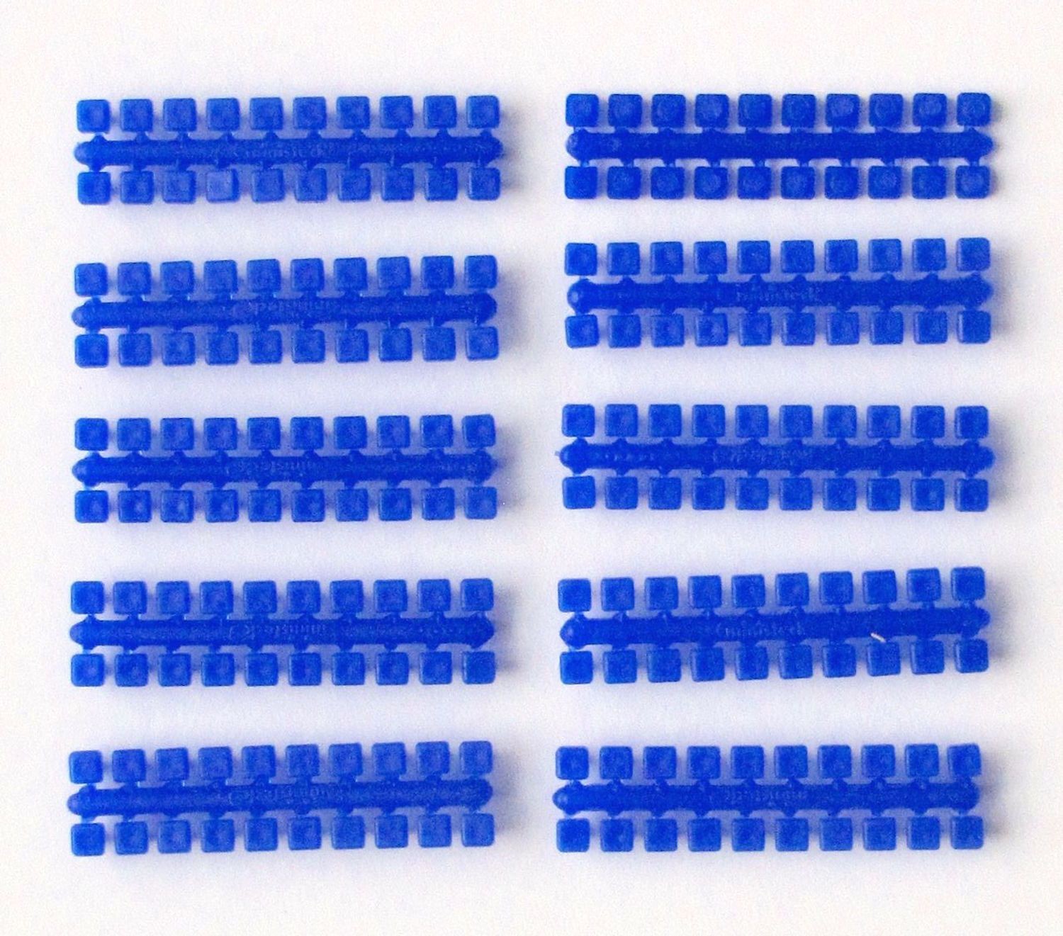  Ministeck Puzzle Ministeck: 10x 1 bandes kleuren punt (donkerblauw) -