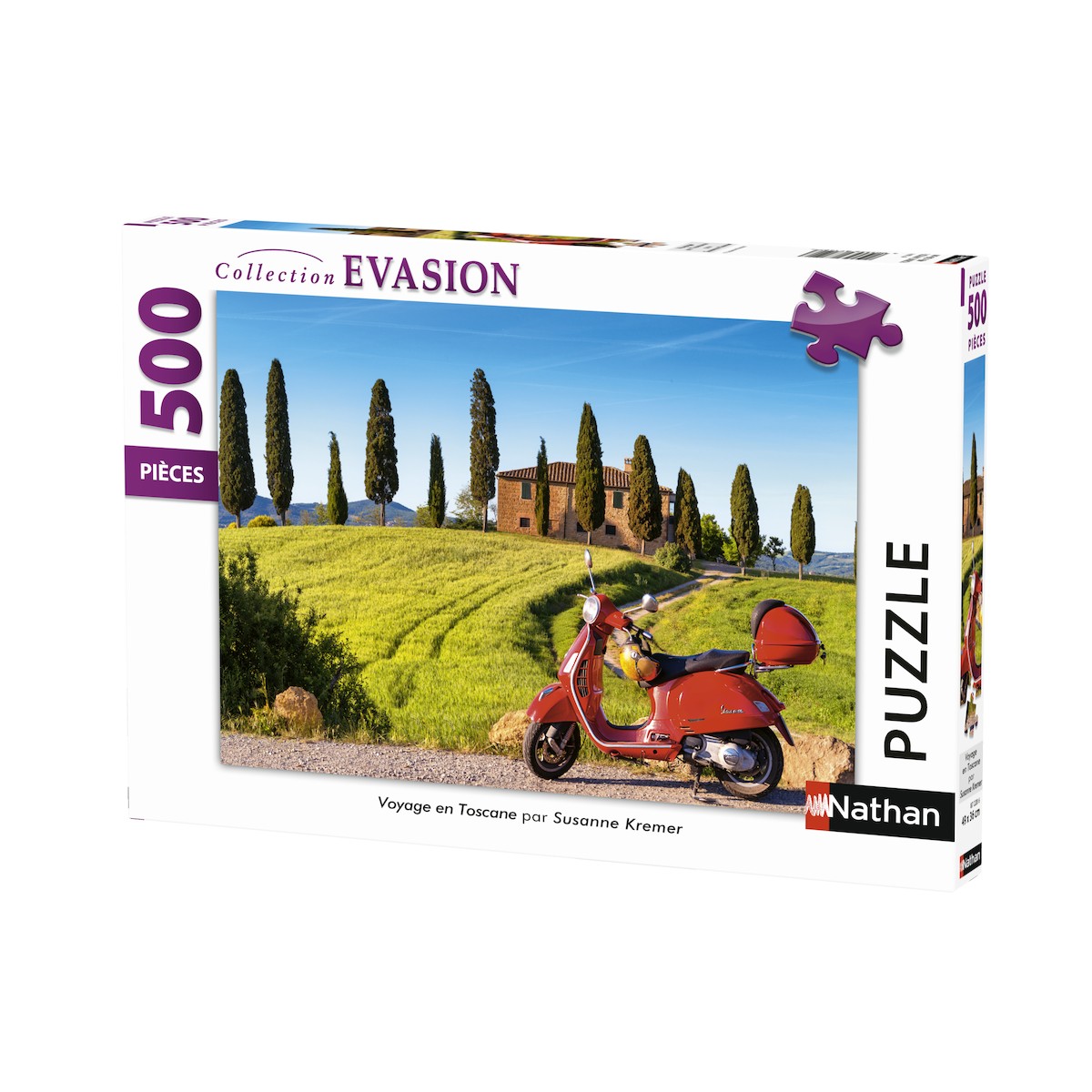  Nathan Puzzle N 500 p - Voyage en Toscane - - Puzzle