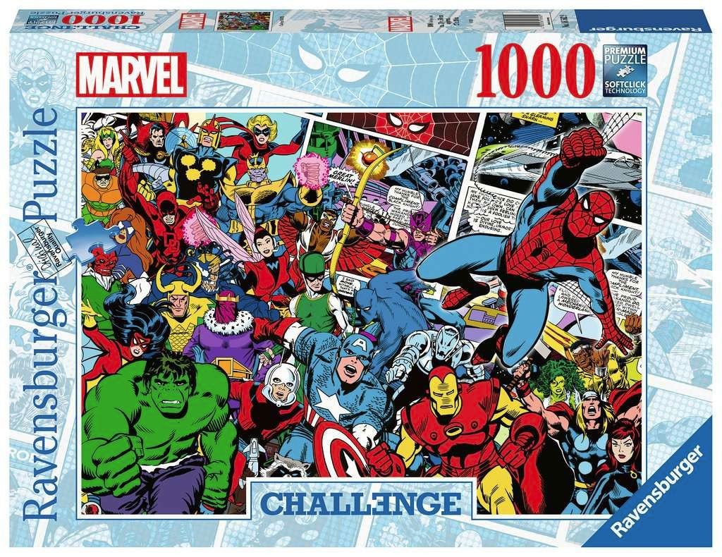  Ravensburger Marvel puzzle Challenge Comics (1000 pièces) - - Puzzle