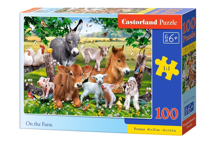Puzzle Castorland À la ferme - - Puzzle enfant