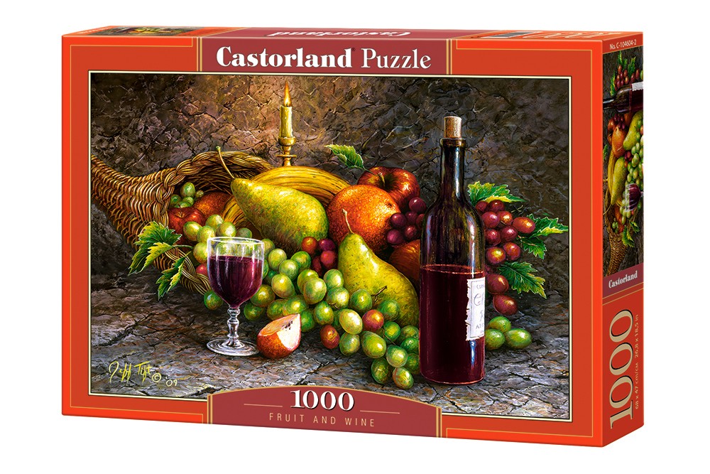  Castorland Puzzle Fruits et vins - - Puzzle