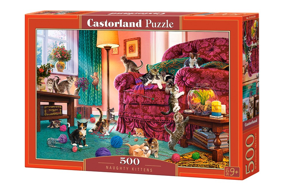  Castorland Chatons coquins, Puzzle 500 Teiles - - Puzzle