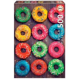 Puzzle 500 DES BEIGNETS COLORÉS