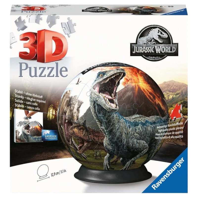 Puzzle 3d Ravensburger Puzzle 3D Ball 72 p - Jurassic World