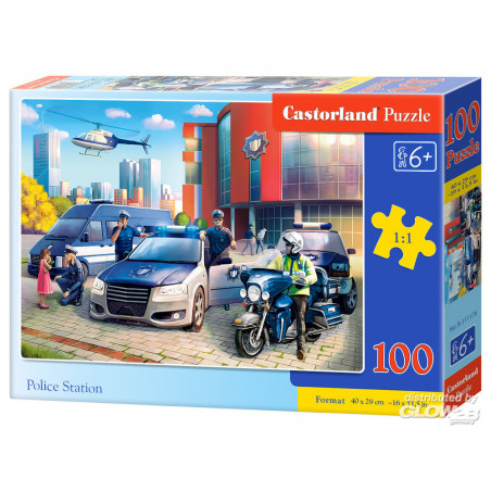  Police Station Puzzle 100 Teile